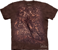 Mountain Petroglyph Wall T-Shirt
