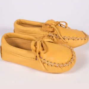 Hides in Hand Deergrain Moc With Insole Youth
