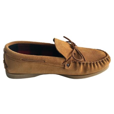 Laurentian Chief Men's Moccasin Driving Moccasin Dark Tan