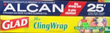Alcan Foil Glad Wrap